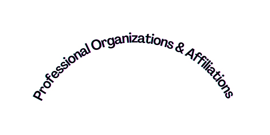 Professional Organizations Affiliations
